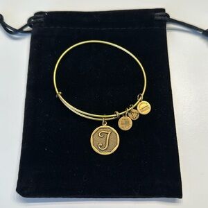 Alex and Ani Initial Bangle